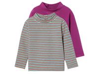lupilu Set van 2 kinder thermoshirts (86/92, Roze) - thumbnail