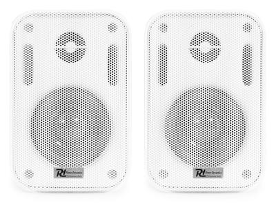 Power Dynamics BC30V 100V buitenspeakerset 3 inch 2x 60W IPX5 wit Power Dynamics BC30V 100V buitenspeakerset 3 inch 2x 60W IPX5 wit