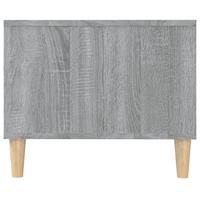 Salontafel 102x50x40 cm bewerkt hout grijs sonoma eikenkleurig - thumbnail