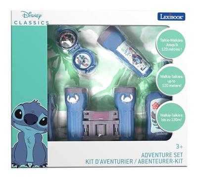 Walkie Talkie Lexibook Kit de Aventurero con Walkie Talkies Stitch