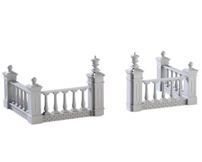 Kerstfiguur Plaza fence set of 4 LEMAX - Lemax