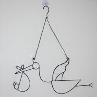 Kaarthouder Ooievaar / Outhings - thumbnail