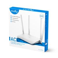 Cudy WR1300 draadloze router Gigabit Ethernet Dual-band (2.4 GHz / 5 GHz) Wit - thumbnail
