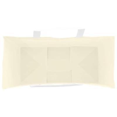 VidaXL Papieren zakken 50 st met hengsels 26x12x35 cm geel