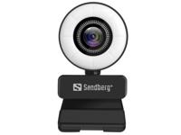 Sandberg 134-21 webcam 2 MP 1920 x 1080 Pixels USB 2.0 Zwart - thumbnail