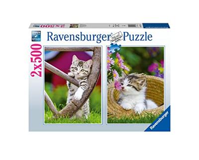 Ravensburger 2in1 Puzzel Poezen 2x500 Stukjes