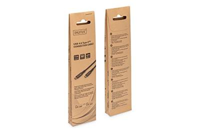 Digitus USB-C-kabel USB 4.0 USB-C stekker 3.00 m Zwart Afscherming gevlochten, Afgeschermd, Scheurbestendig, Rond, 8K UHD DB-300443-030-S Digitus USB-C-kabel USB 4.0 USB-C stekker 3.00 m Zwart Afscherming gevlochten, Afgeschermd, Scheurbestendig, Rond, 8K UHD DB-300443-030-S