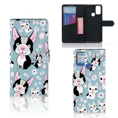 Alcatel 1S (2021) | Telefoonhoesje | Met pasjeshouder | Hondjes