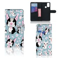 Alcatel 1S (2021) | Telefoonhoesje | Met pasjeshouder | Hondjes - thumbnail