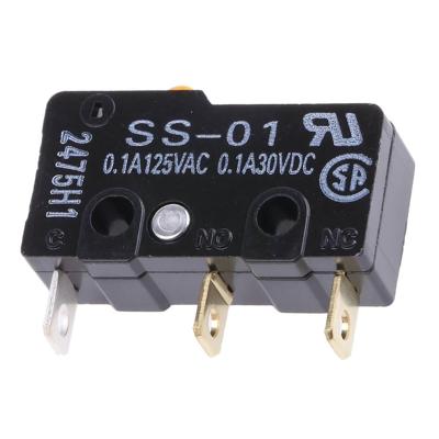 Omron SS-01D Microschakelaar 30 V/DC 0.1 A 1x aan/(aan) 1 stuk(s) Bag