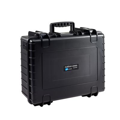 B&W outdoor.cases type 6000 zwart + verdeler