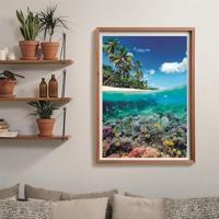 Clementoni High Quality Collection Puzzel Tropisch Paradijs 1000 Stukjes + Poster - thumbnail