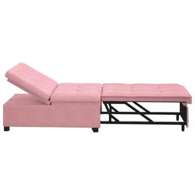 Slaapbank Roze 67 x 194 x 38 cm Fluweel