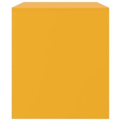 Tv-meubel 67x39x44 cm staal mosterdgeel Tv-meubel 67x39x44 cm staal mosterdgeel