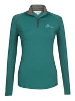 LeMieux Climate Base Layer techshirt petrol maat:s - thumbnail