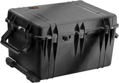 Peli 1660 Waterdichte Koffer Voor Lichtsystemen, Elektronische En Optische Apparatuur, Ip67 Water- En Stofdicht, Capaciteit: 160L, Gemaakt In Duitsland, Met Klittenband Vakverdeling, Kleur: Zwart
