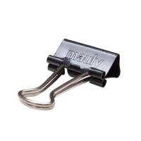 Papierklem maul foldback 215 19mm zwart 12 stuks - thumbnail