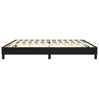 Bedframe zonder matras stof zwart 200x200 cm - thumbnail