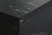 Hoofdtafel Home ESPRIT Zwart Hout MDF 90 x 90 x 35 cm - thumbnail