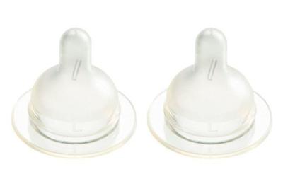 Difrax Flesspeen soft breed large 2 Stuks Difrax Flesspeen soft breed large 2 Stuks