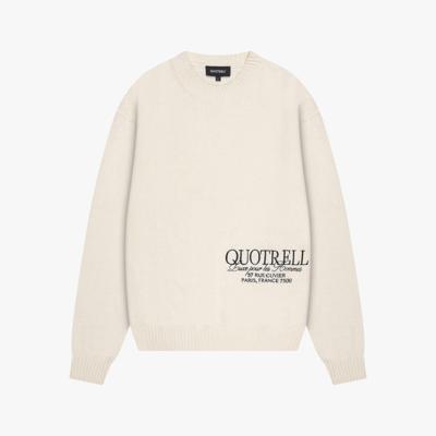 Quotrell Rico Knitted Crewneck Kw006 Trui 9931 Ecru