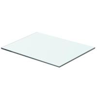 Wandschap transparant 40x25 cm glas - thumbnail