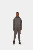 Malelions Nylon Pocket Hoodie Kids Grijs - Maat 152 - Kleur: Grijs | Soccerfanshop - thumbnail