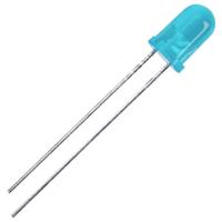 Kingbright Bedrade LED Blauw Rond 5 mm 200 mcd 16 ° 30 mA 3.8 V - thumbnail