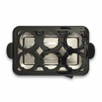 Eierkoker - LIVOO - DOC290 - 400W - 6 eieren - Roestvrij staal - Warmhouden - Eierhouder, deksel en maatbeker - thumbnail