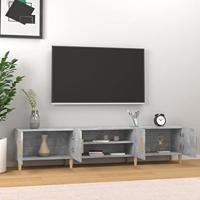 Tv-meubel 180x31,5x40 cm bewerkt hout betongrijs - thumbnail