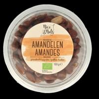 Nice & Nuts Amandelen bruin gezouten geroosterd bio 160 Gram - thumbnail
