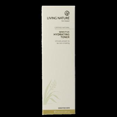 Living Nature Hydraterende tonic gel gevoelige huid 100 Milliliter