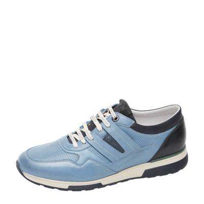Van Lier Positano leren sneakers blauw Van Lier Positano leren sneakers blauw