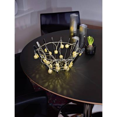 Konstsmide 3158-803 Motief lichtketting Kogel Binnen werkt op batterijen Aantal lampen 20 LED Warmwit Verlichte lengte: 1.9 m Konstsmide 3158-803 Motief lichtketting Kogel Binnen werkt op batterijen Aantal lampen 20 LED Warmwit Verlichte lengte: 1.9 m