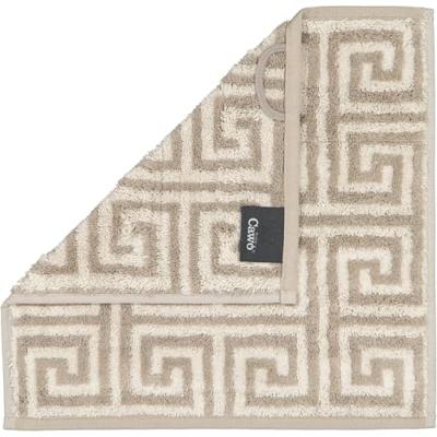 Cawö Cawo Noblesse Elegance Allover print Gezichtsdoekje 30/30 graphit