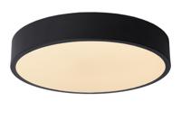 Lucide UNAR - Plafonnière - Ø 30 cm - LED 3 StepDim - 1x18W 2700K - Zwart - thumbnail