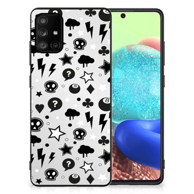 Telefoonhoesje Samsung Galaxy A71 Silver Punk Telefoonhoesje Samsung Galaxy A71 Silver Punk