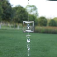 Opvouwbare metalen platen ijzeren draad wind chimes huis Tuin Decoratie (W014) - thumbnail