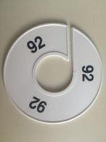 Maatring 11 cm wit/zwart 92 - thumbnail