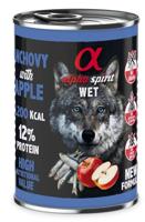 ALPHA SPIRIT WET Ansjovis met appel - natvoer voor honden - 400g - thumbnail