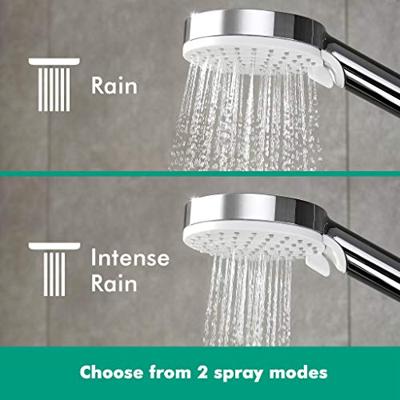 Hansgrohe Crometta douchecombinatie Vario/Ecostat wit/chroom - thumbnail
