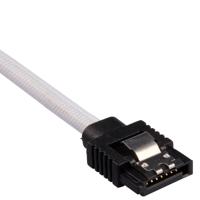Corsair Hoogwaardige ommantelde SATA-kabel 60 cm (witte kleur) - thumbnail