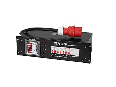 Eurolite SBM-32B Stroomverdeler 3 HE