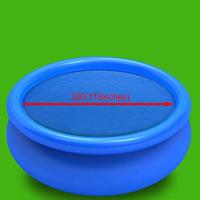 Solar zwembadfolie drijvend rond 300 cm PE blauw - thumbnail