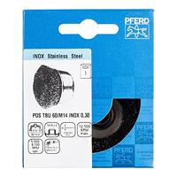 PFERD TOOLS 43468905 Komborstel ongetordeerd TBU Ø 60 mm M14 Ø roestvrijstalen draad 0,30 voor haakse slijpers 1 stuk(s) - thumbnail
