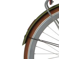 Cortina spatbord achter 28 mozzo ilu nutmeg green matt - thumbnail