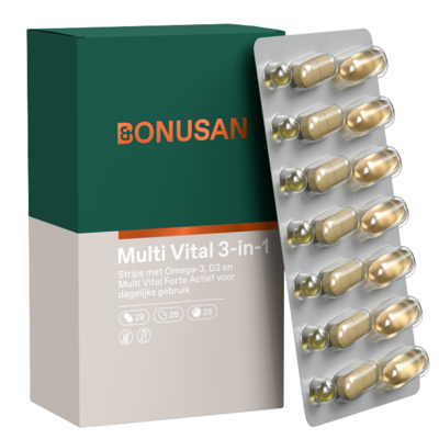 Bonusan Multi Vital 3-in-1 Tabletten
