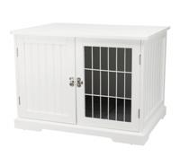 Trixie 39753 Home Kennel voor honden en katten, M: 73 × 53 × 53 cm, wit - thumbnail