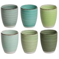 Cookinglife Koffiekopjes / Senseokopjes Delice Groen 180 ml - 6 stuks - thumbnail