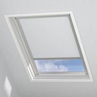 Rollit Mick Skylight Dakraam Rolgordijn - Wit Verduisterend - thumbnail